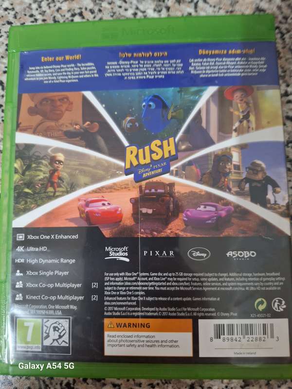 Rush A Disney Pixar Adventure (XBOX ONE) - NEXT BUSINESS DAY SHIPPING!