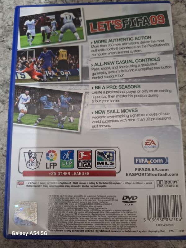 FIFA 09 (PS2) - NEXT BUSINESS DAY SHIPPING!