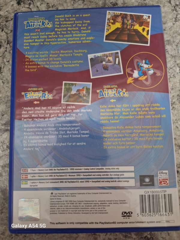 Disney's Donald Duck Quack Attack (PS2) - NEXT BUSINESS DAY SHIPPING!