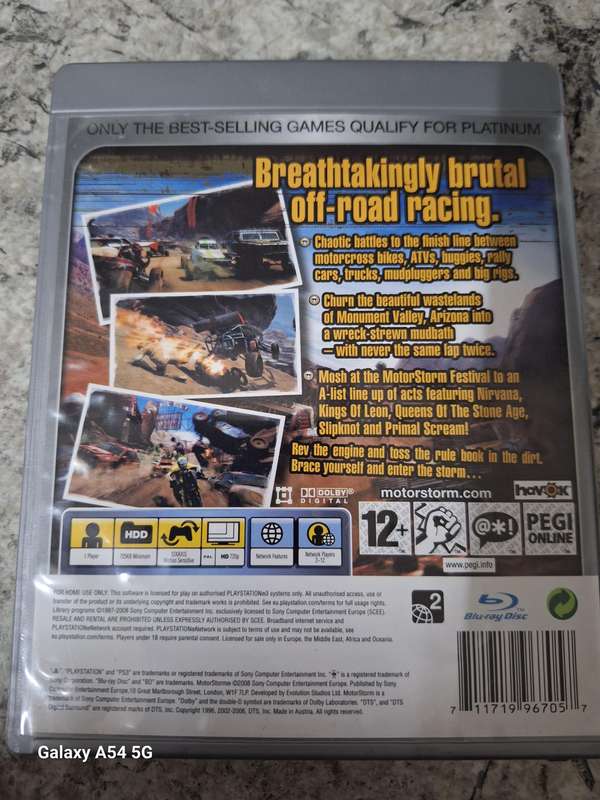 MotorStorm- Platinum (PS3) - NEXT BUSINESS DAY SHIPPING!