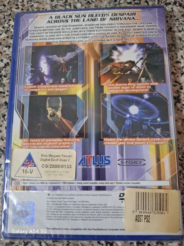 * BRAND NEW SEALED * Shin Megami Tensei: Digital Devil Saga 2 (PS2) - NEXT BUSINESS DAY SHIPPING!