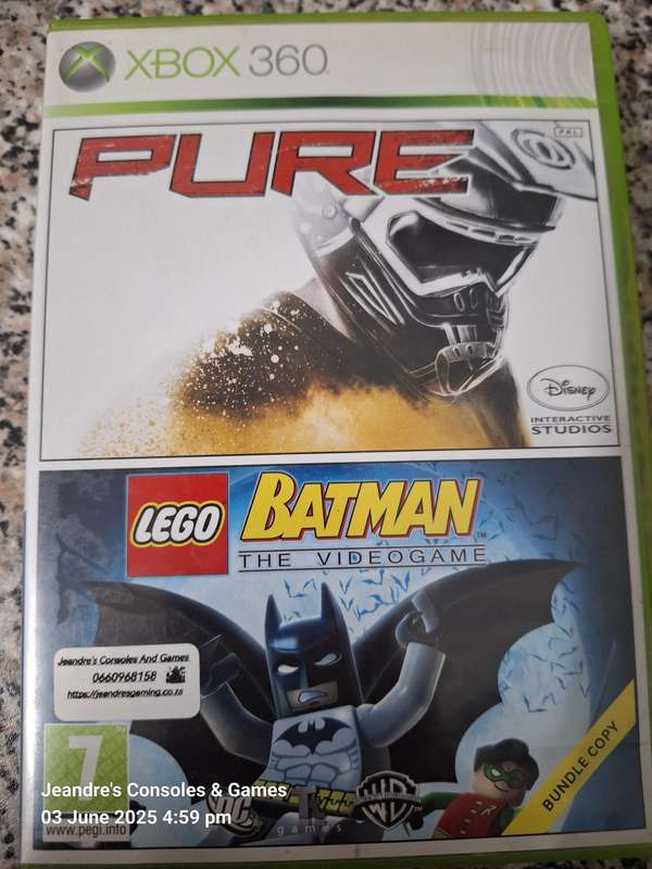 Pure/LEGO Batman The VideoGame- Bundle Copy (XBOX 360)