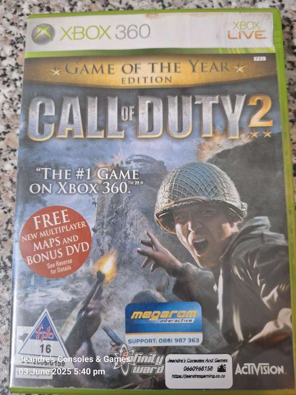 Call of Duty 2- Game of the Year Edition (XBOX 360)