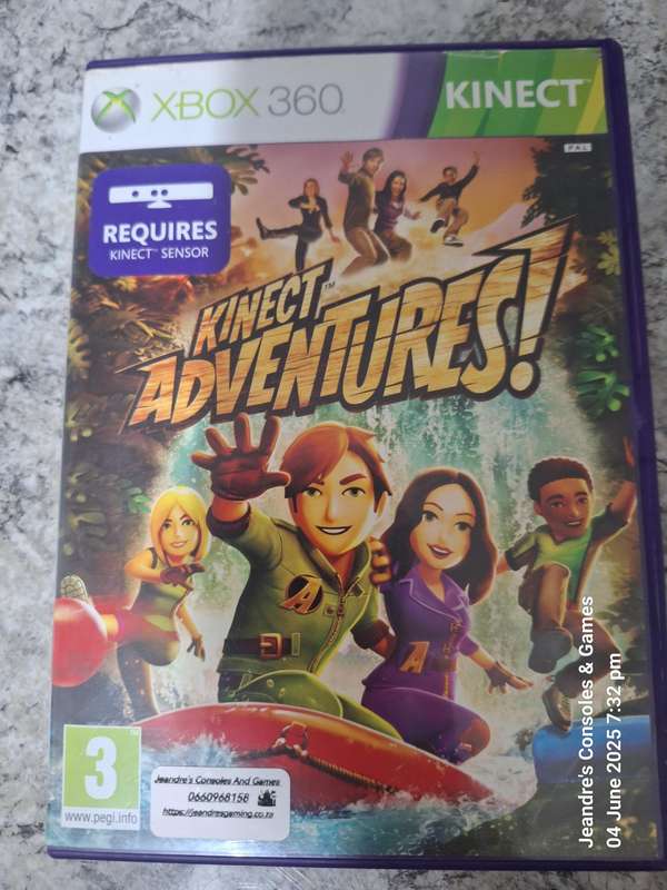 Kinect Sensor with Kinect Adventures Game (XBOX 360) / XBOX 360 KINECT WITH GAME