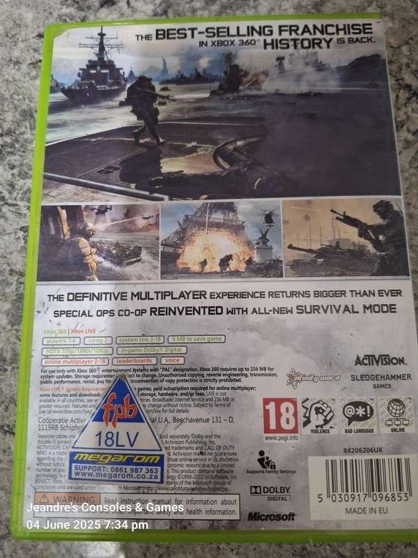 Call of Duty Modern Warfare 3 (XBOX 360)