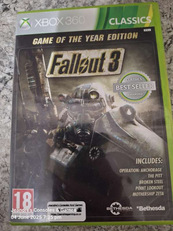 Fallout 3: Game of the Year Edition - Classics (XBOX 360)