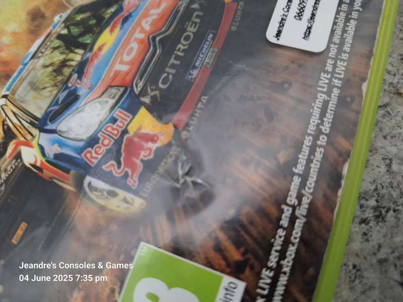 WRC Fia World Rally Championship 3 (XBOX 360)