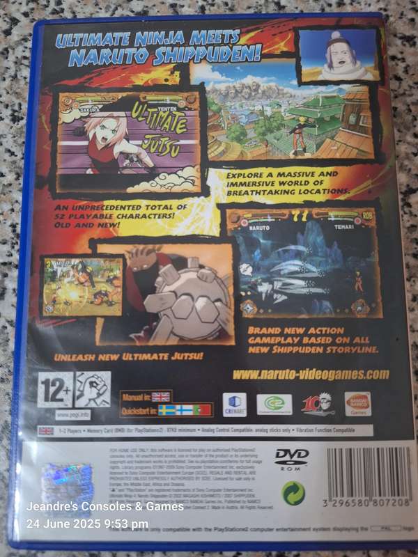 NARUTO Shippuden Ultimate Ninja 4 (PS2)