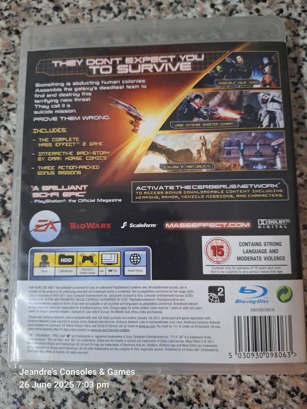 Mass Effect 2 (PS3)