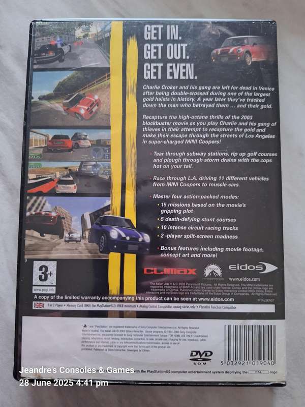 The Italian Job L.A. Heist (PS2)