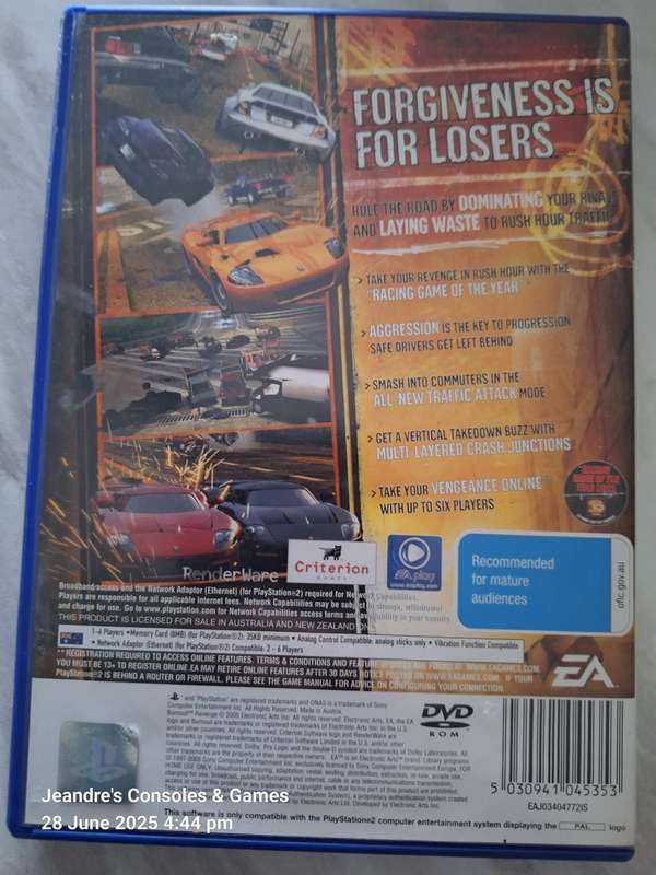 Burnout Revenge (PS2)