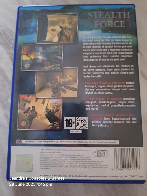Stealth Force: The War on Terror (PS2)