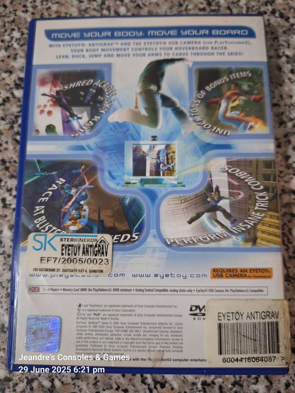 EyeToy: AntiGrav (EYETOY USB CAMERA REQUIRED) (PS2)
