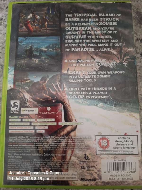 Dead Island (XBOX 360)