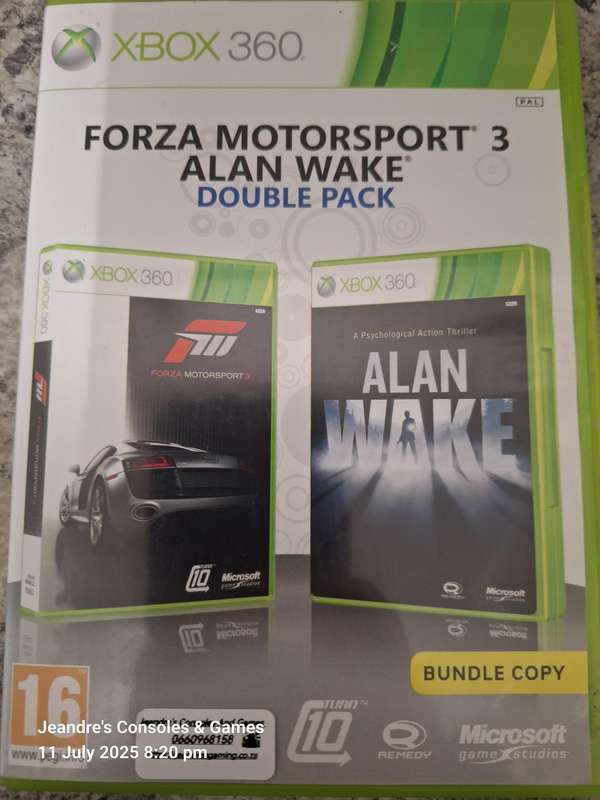 Forza Motorsport 3 / Alan Wake - Bundle Copy (XBOX 360)