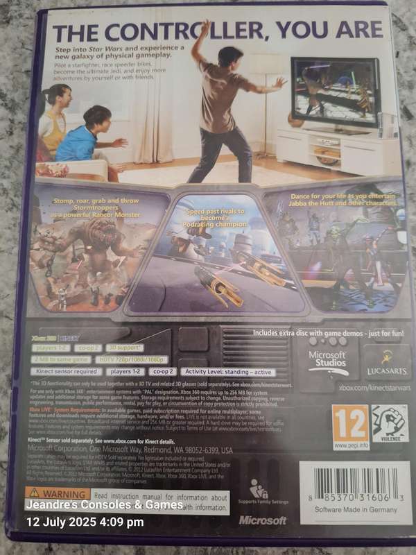 KINECT Star Wars (XBOX 360) (REQUIRES KINECT SENSOR)
