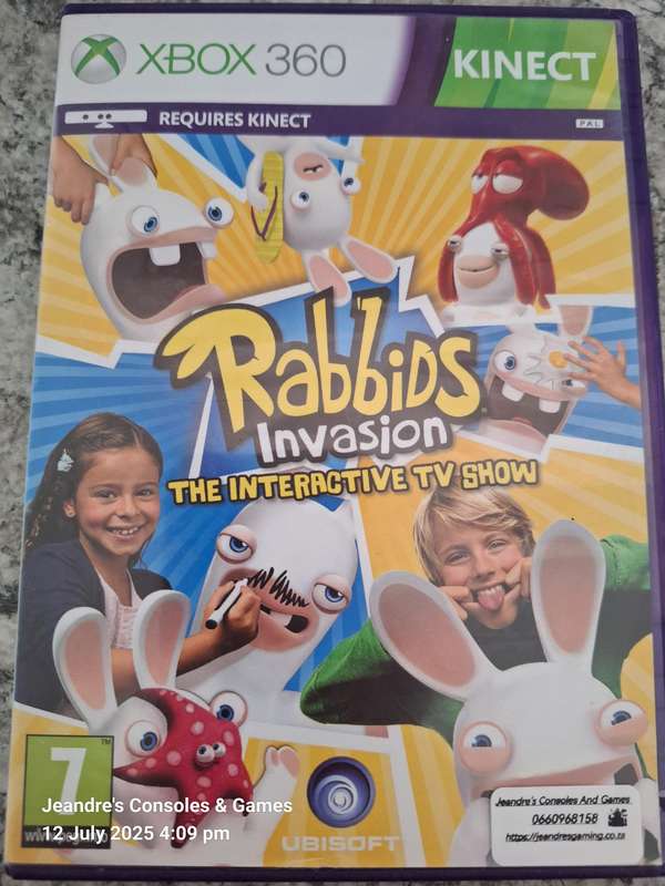 Rabbids Invasion- The Interactive TV Show (XBOX 360) (REQUIRES KINECT SENSOR)