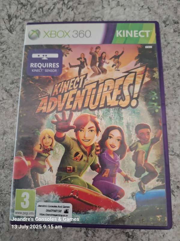 Kinect Sensor with Kinect Adventures Game (XBOX 360) / XBOX 360 KINECT WITH GAME