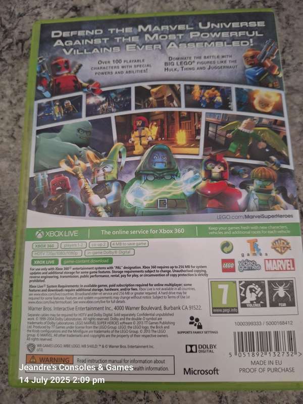 LEGO Marvel Super Heroes (XBOX 360)