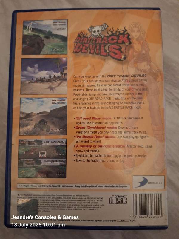 Dirt Track Devils (PS2)