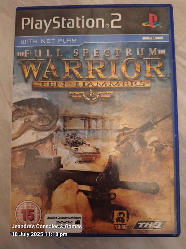 Full Spectrum Warrior: Ten Hammers (PS2)