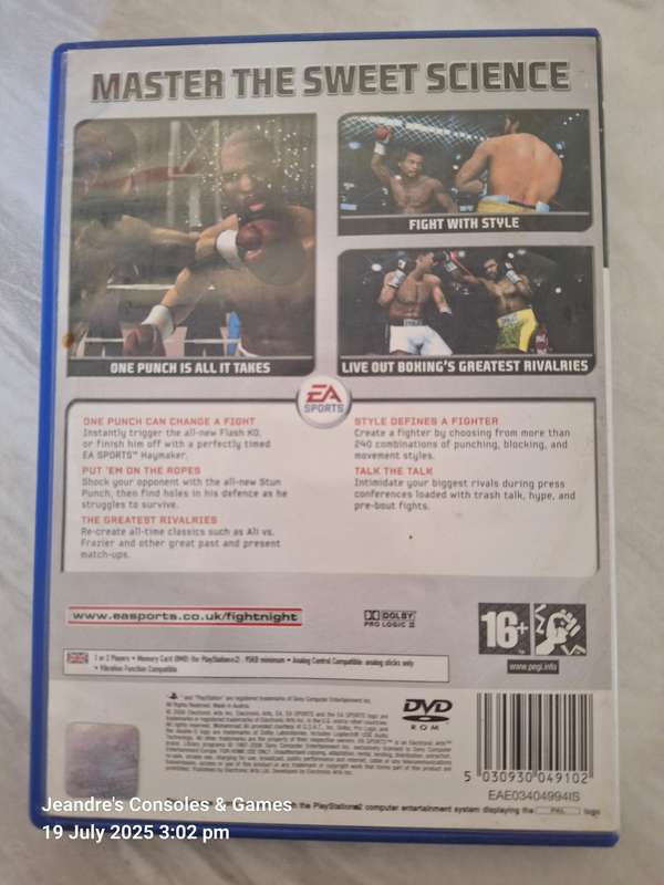 EA Sports Fight Night Round 3 (PS2)