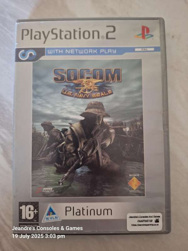 SOCOM: U.S. Navy SEALs- Platinum (PS2)