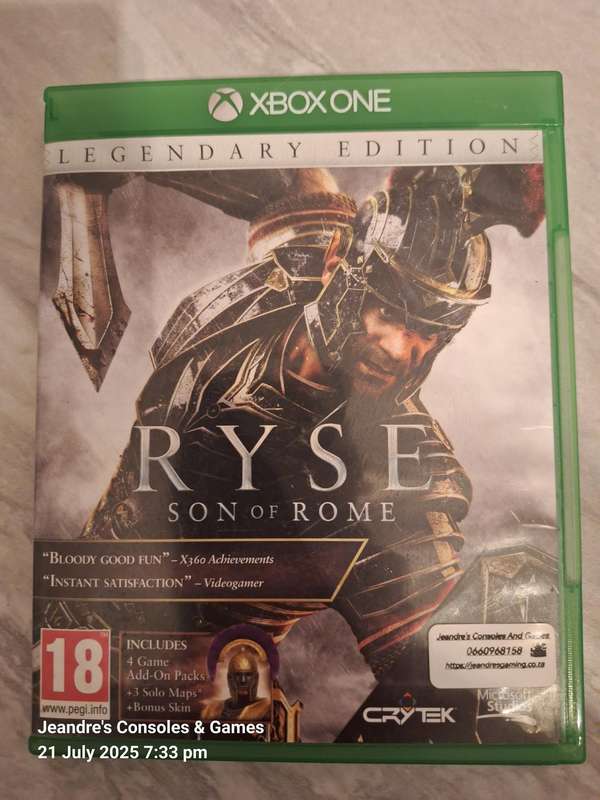 Ryse: Son of Rome - Legendary Edition (XBOX ONE)