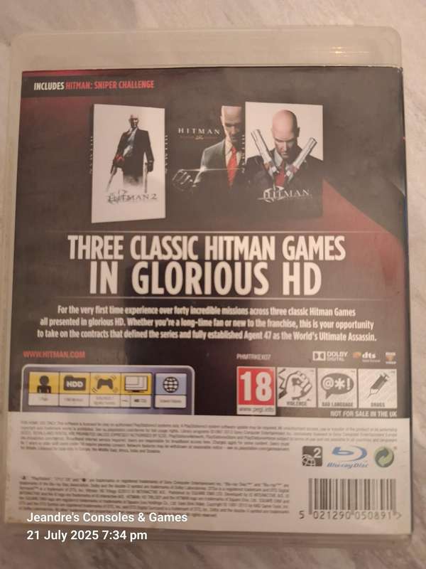 Hitman: HD Trilogy (PS3)