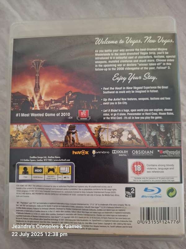 Fallout: New Vegas (PS3)
