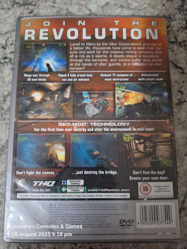 Red Faction - Platinum (PS2)