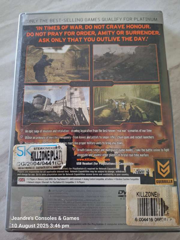 Killzone - Platinum (PS2)