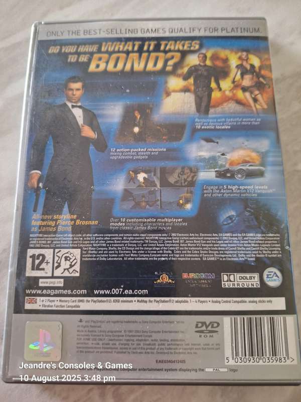 James Bond 007: Nightfire - Platinum (PS2)