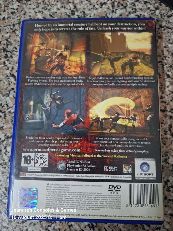 Prince of Persia Warrior Within (PS2)