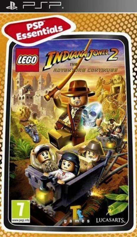LEGO : Indiana Jones 2 : The Adventure Continues - Essentials (PSP) - NEXT BUSINESS DAY SHIPPING!