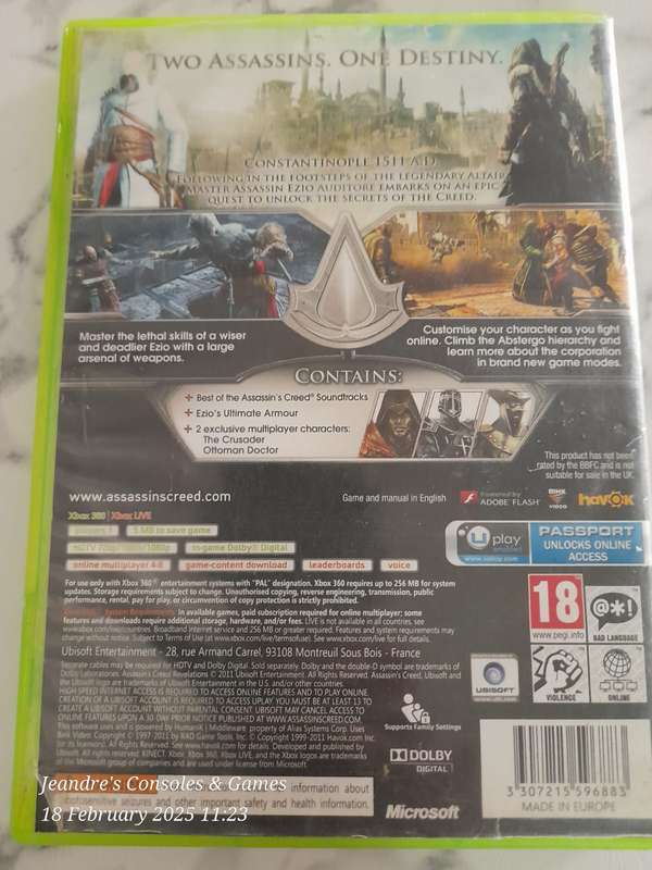 **CLEARANCE SALE** Assassin's Creed Revelations- Special Edition (XBOX 360)