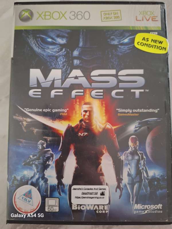 - CLEARANCE SALE! - Mass Effect (XBOX 360) - NEXT BUSINESS DAY SHIPPING!