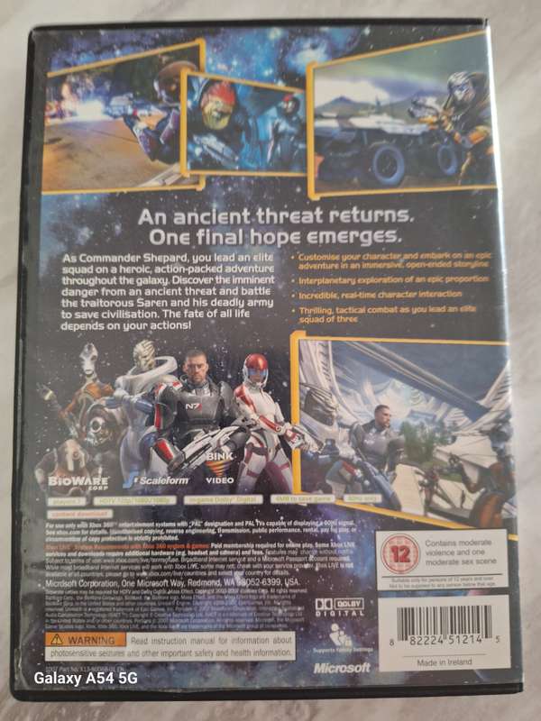 - CLEARANCE SALE! - Mass Effect (XBOX 360) - NEXT BUSINESS DAY SHIPPING!
