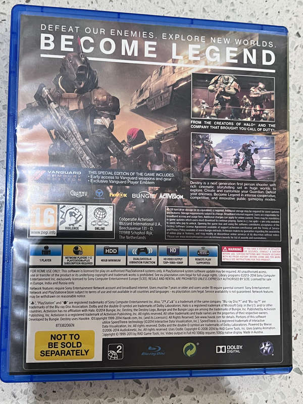 DESTINY PS4