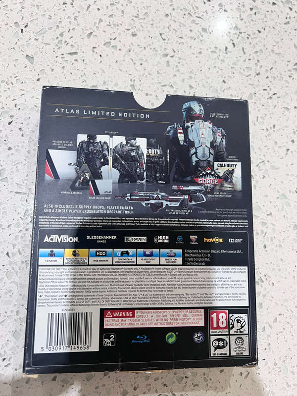 CALL OF DUTY - ADVANCE WARFARE - ATLAS LIMITED EDITION - PS4