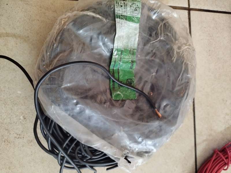 bargain bin mixed lot of electrical cables and house wire