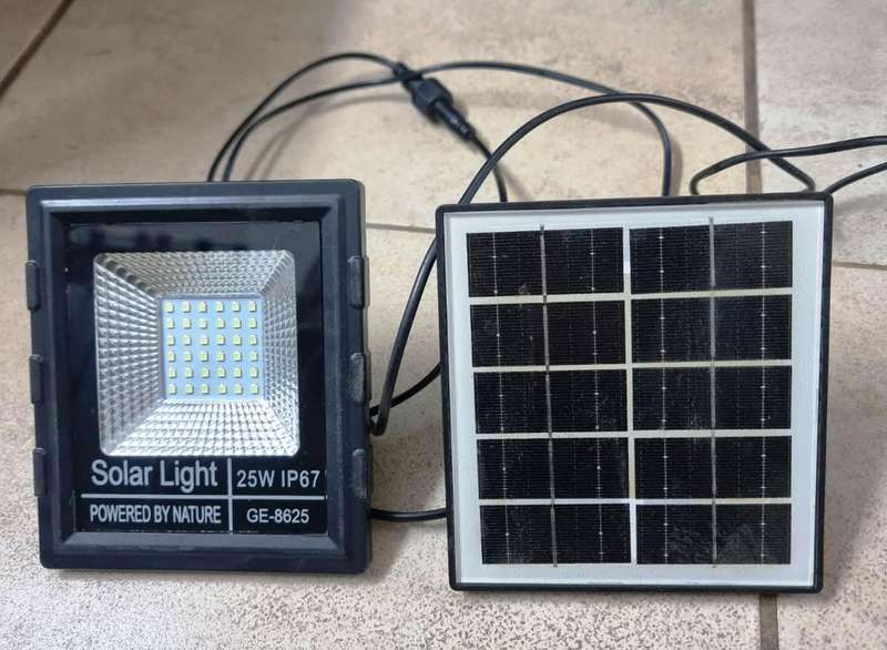 rechargeable led and solar light combo