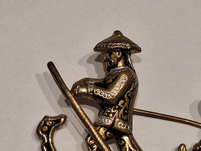 Vintage gondelier brooch