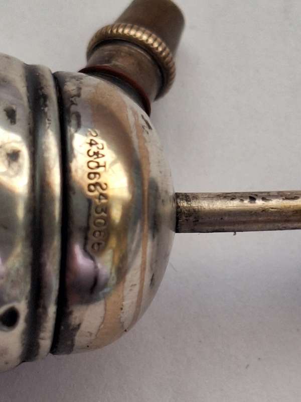 Vintage sterling silver and glass perfume bottle/atomiser