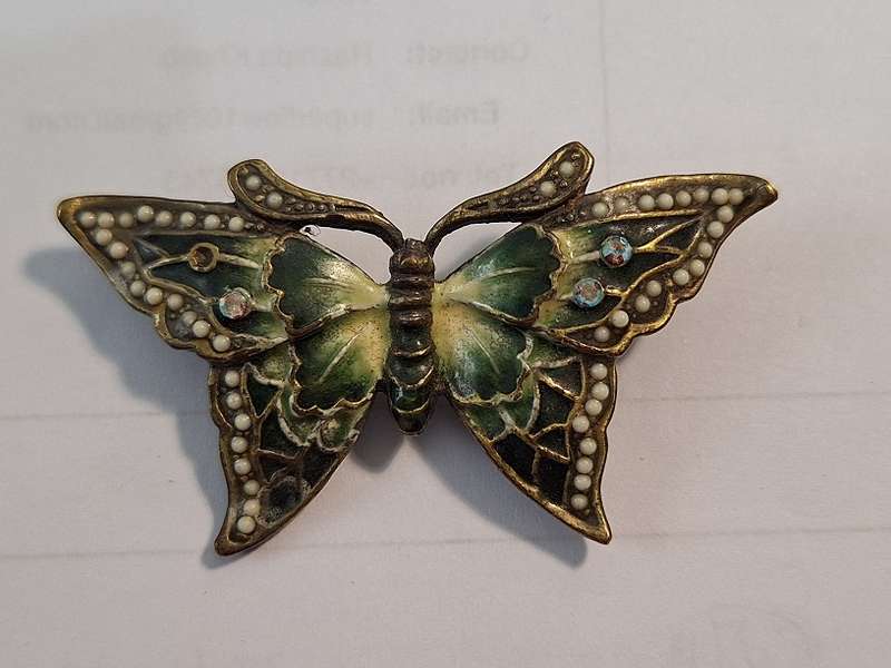 Pretty butterfly brooch