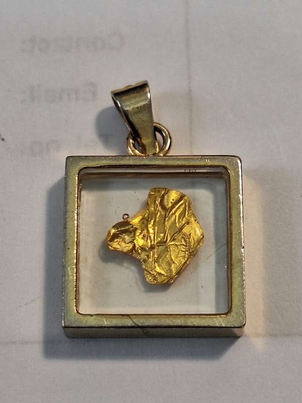 Small square pendant
