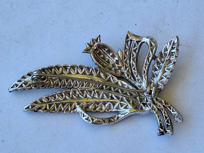 Large marcasite brooch