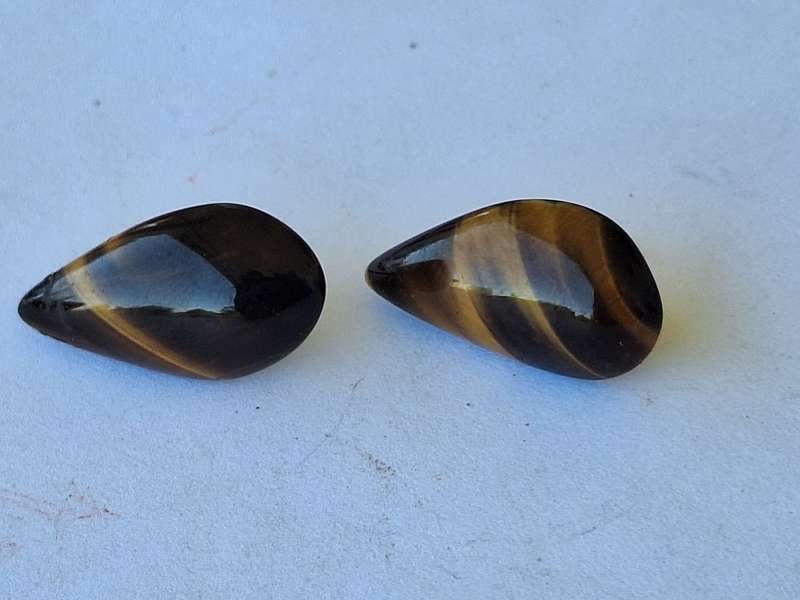 Tigers Eye earrings