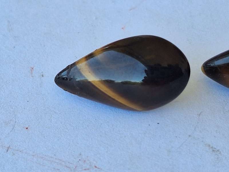 Tigers Eye earrings