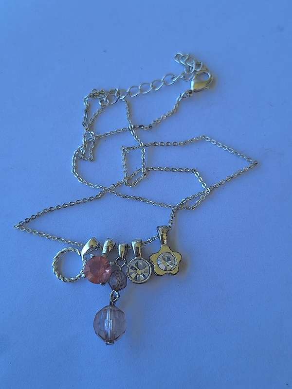 Necklace with small pendants